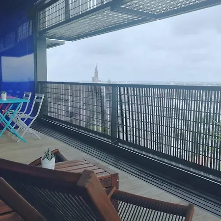 Bassin D'austerlitz - Avec Terrasse Dans L'une Des Tours Black Swans Apartmán Štrasburk